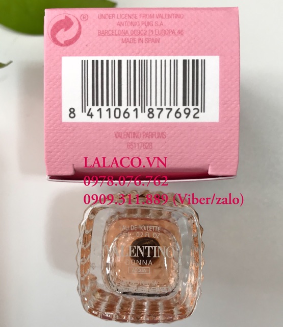 Nước hoa mini Valentino Donna Acqua 6ml