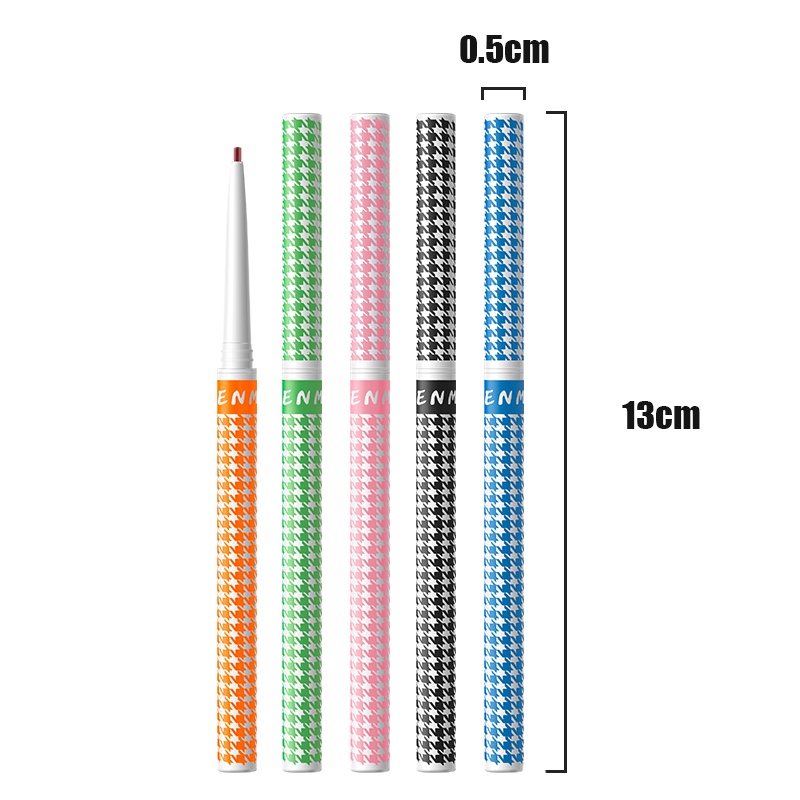 Bút Kẻ Mắt 5 Màu Tùy Chọn Chống Thấm Nước Màu Trơn Tự Nhiên