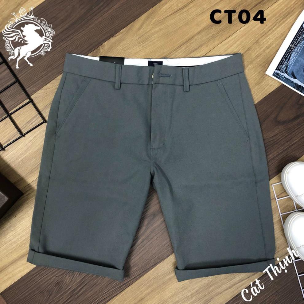 Quần Short Tây Âu, Quần Short Lửng Nam Chất Vải Cotton mè Xịn *