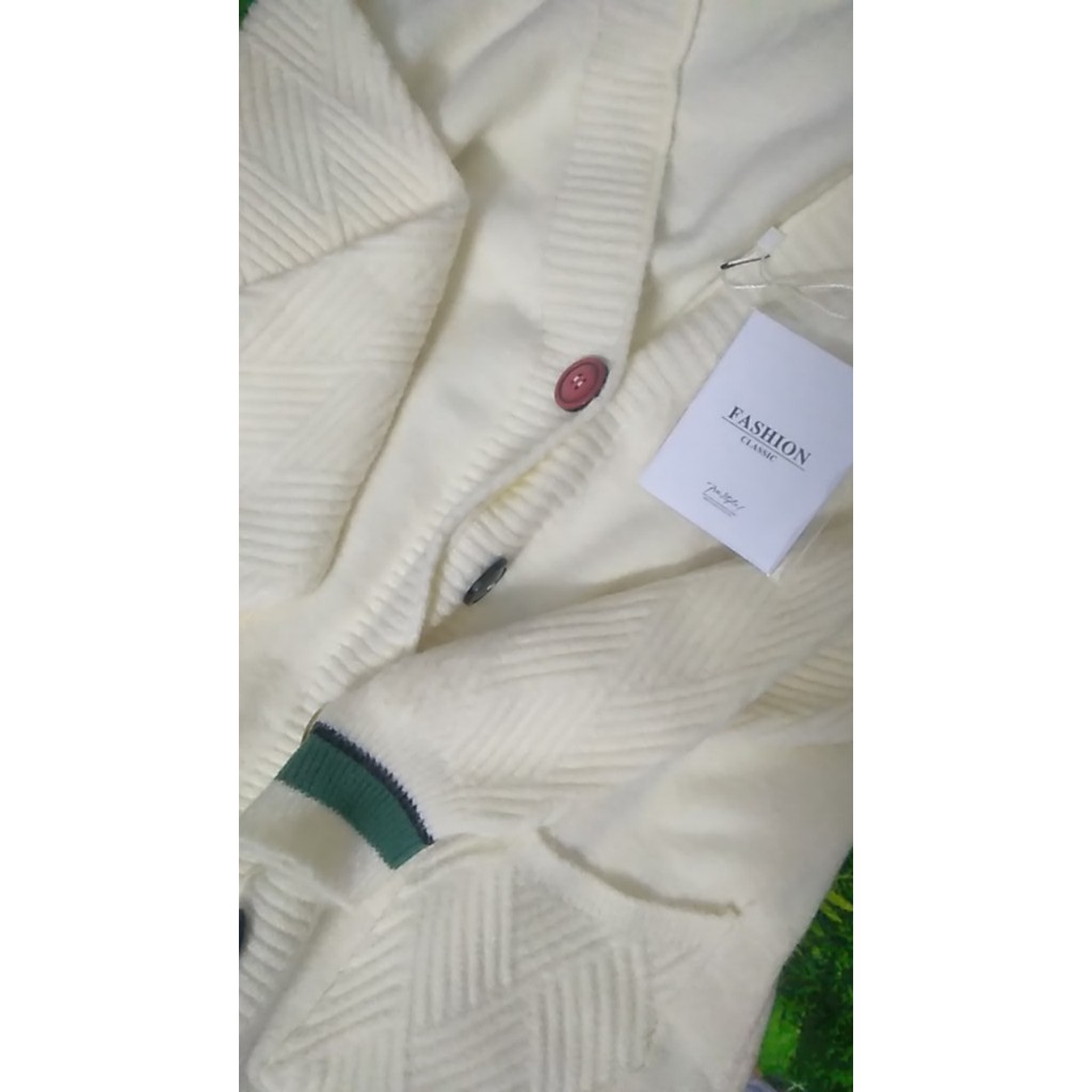 Cadigan dệt kim dáng rộng - hàng có sẳn | BigBuy360 - bigbuy360.vn