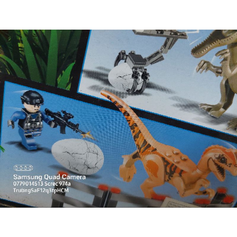 818 82135 công viên khủng long jurassic world thằn lằn nước bảo vệ trứng đồ chơi lắp ráp ghép hình thông minh