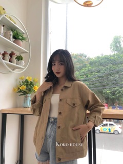 Áo Khoác Kaki Form Rộng