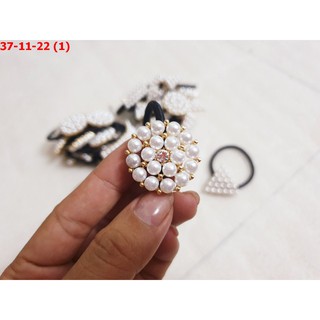 Dây buộc tóc hạt đá K37