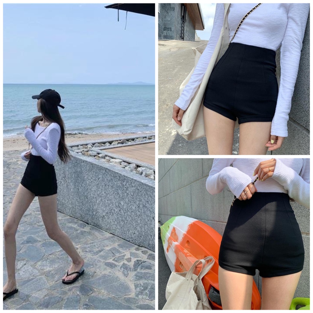 🌸 Short ngắn dáng ôm body kiểu sporty năng động hàn quốc Ulzzang 🌸
