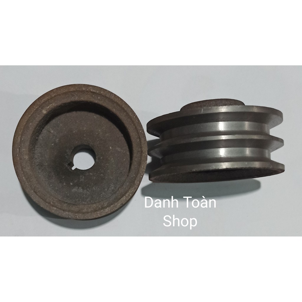 BULY GAN 10CM , 100MM BẢNG A B 2 RẢNH ĐỦ SIZE  PULY KÉO TẢI
