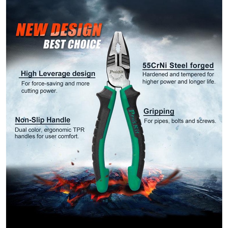 Kềm đầu bằng đa năng Pro'skit 1PK-052DS / Proskit 1PK-052DS