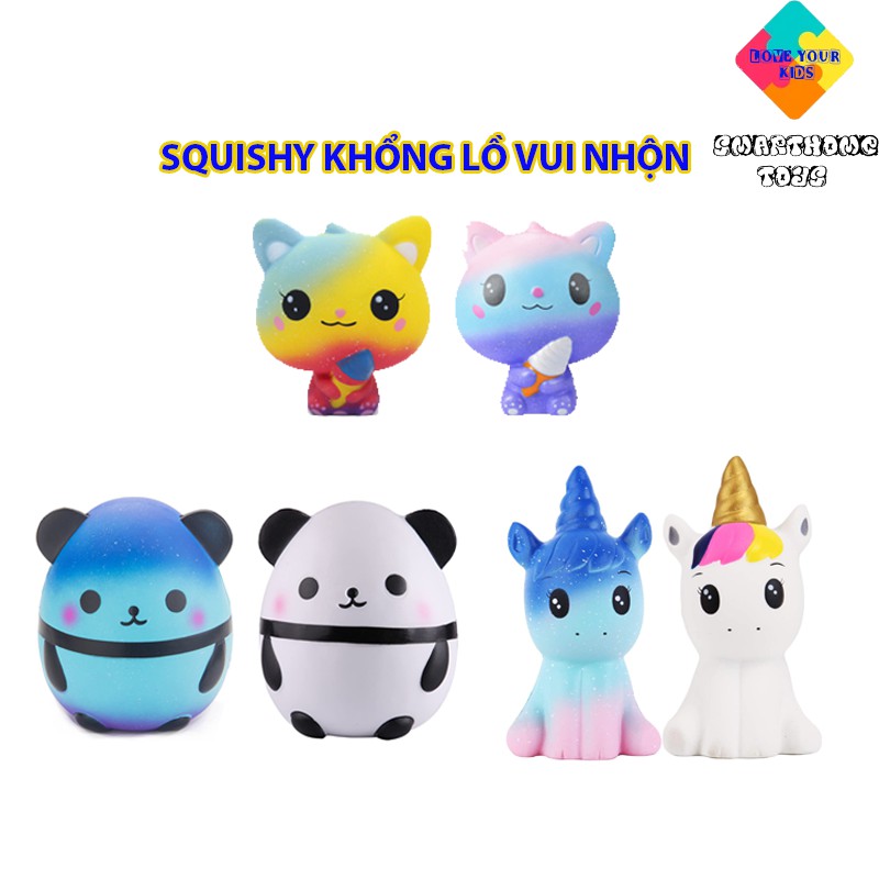 Squishy Mochi - Squishy Khổng Lồ Hình Thù Cực Dễ Thương Siêu Mềm Mịn - SmartHome Toys