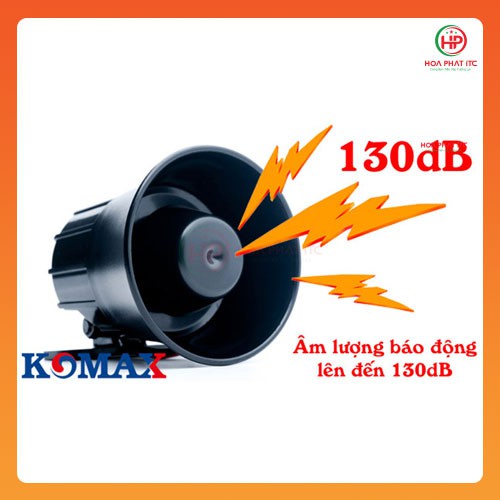 Còi hú Komax KM-628 dùng điện 220V
