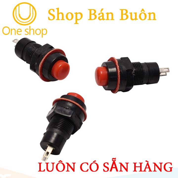 Combo 5 Nút Nhấn Đề Vỏ Nhựa ( Không Giữ Trạng Thái )