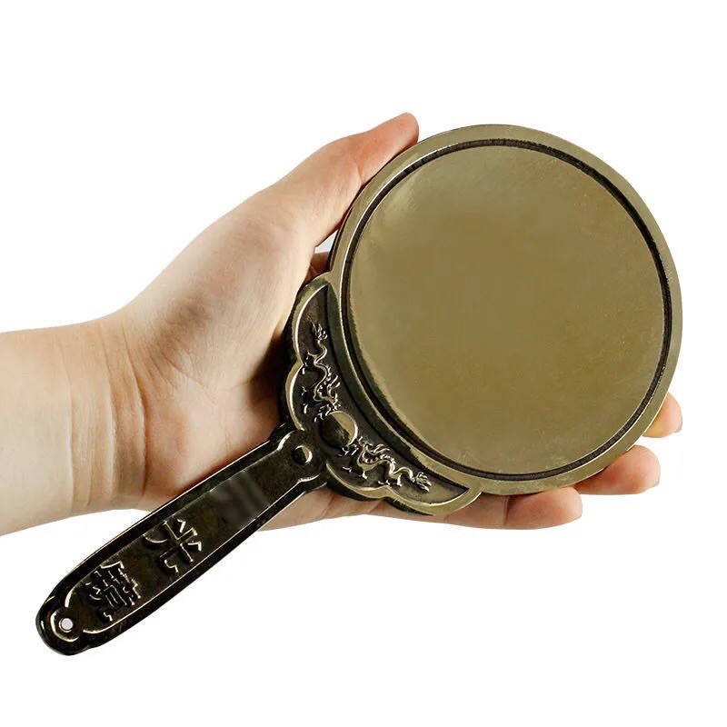 Gương đồng khai quang cỡ đại dài 22cm