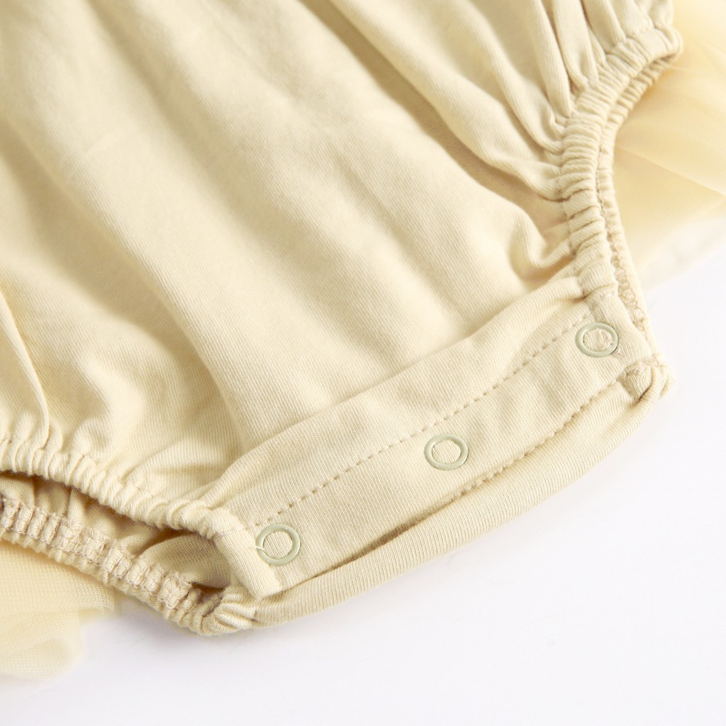 Bộ Áo Liền Quần Sanlutoz Bằng Chất Liệu Cotton Phối Họa Tiết Hoạt Hình Dành Cho Bé Gái