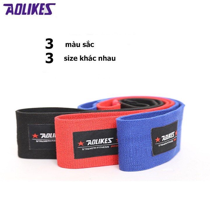 Dây superband tập mông đùi squat Aolikes LD3603