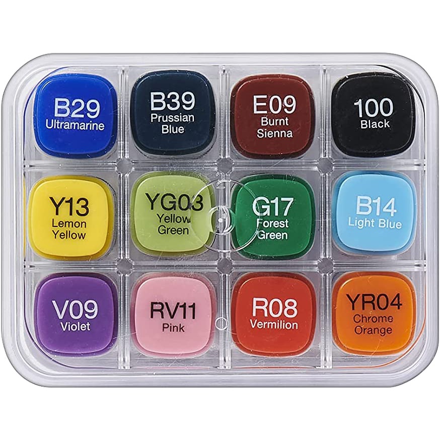 Màu Marker Copic Sketch bản quốc tế set 12, 36, 72 màu