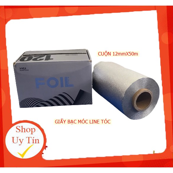 - Giấy Bạc Nhuộm Tóc - Giấy Bạc Uốn Tóc - 120mmx50m - 0129