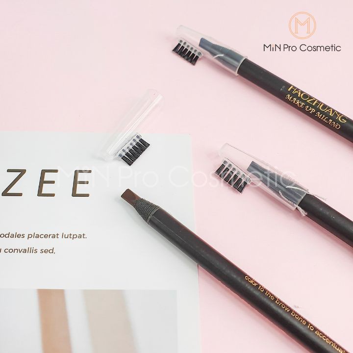 Chì kẻ mày cứng phẩy sợi Haozhuang Eyebrow Pencil Precicion | BigBuy360 - bigbuy360.vn