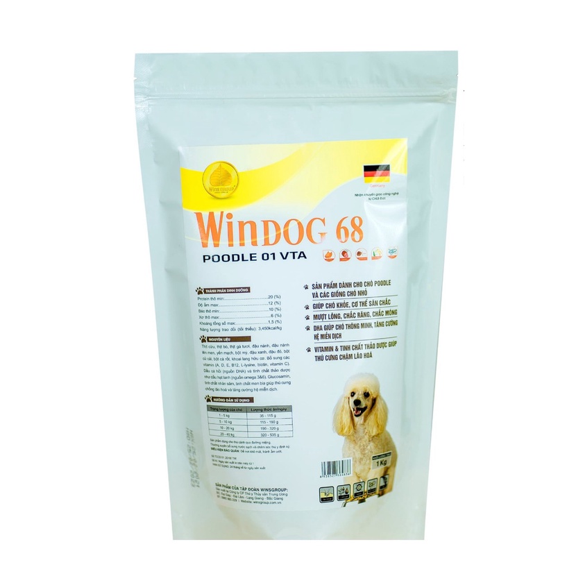 Thức ăn cho chó các loại Windog 68 .