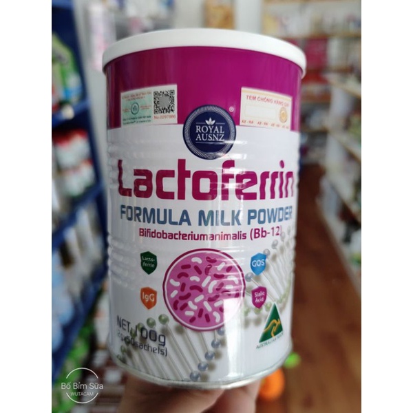 Sữa bột Hoàng Gia Úc Lactoferrin Formula Milk sữa non tăng cường sức đề kháng và hệ miễn dịch cho trẻ Royal Ausnz 400g