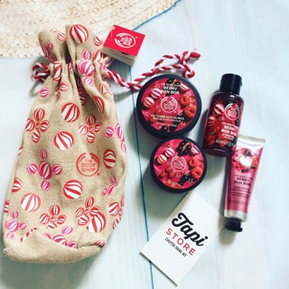 Set dưỡng thể The Body Shop Festive Sack of Berry Bonbon Delights