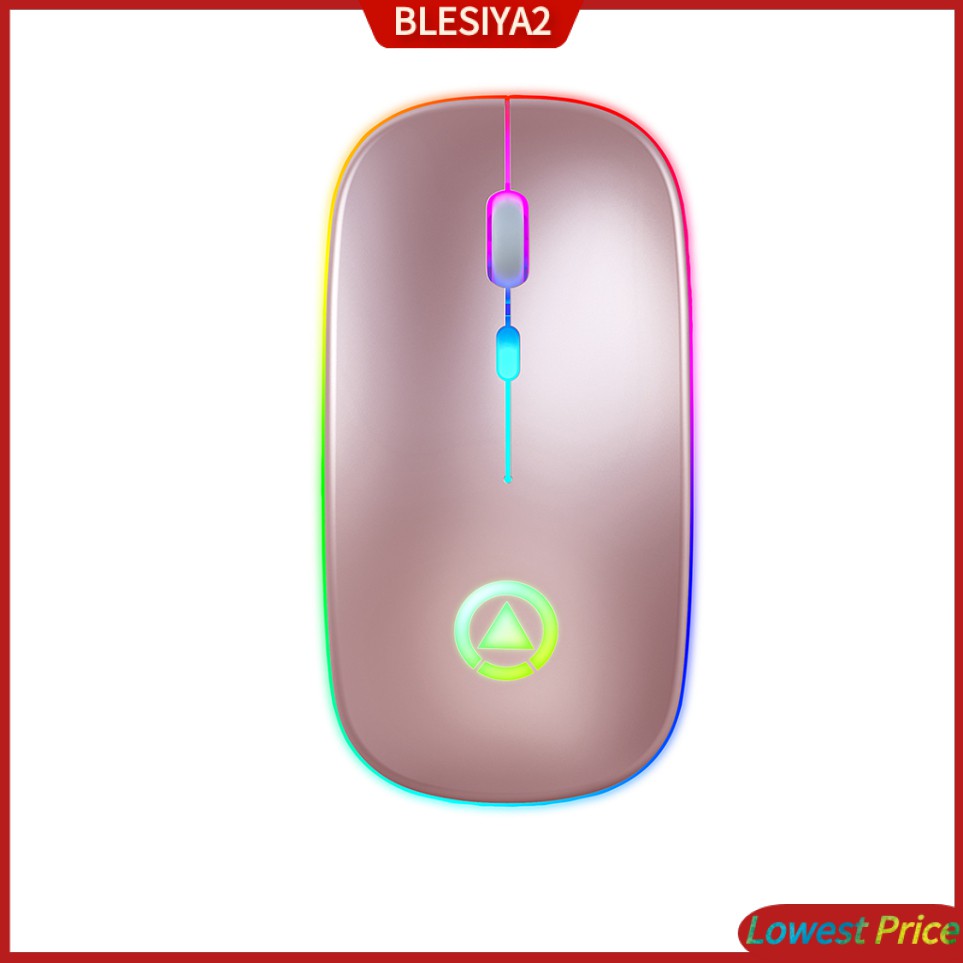 LED Silent Mute   Wireless Mouse Optical Mice with Receiver Gray