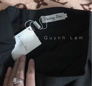 Chân váy xoè kaki dior