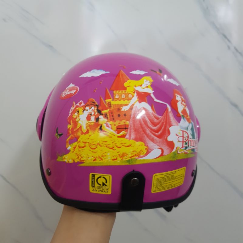 Mũ bảo hiểm cho bé gái 2-5 tuổi siêu dễ thương