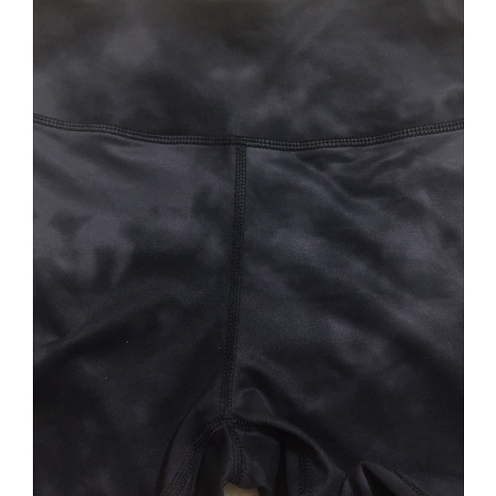Quần Legging Maurices Cạp Cao Xuất Xịn Thể Thao, Tập GYM, Yoga Loang Màu Đen