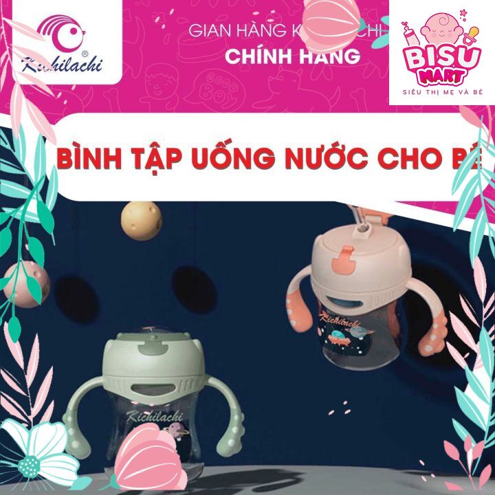 Bình Tập Uống Cao Cấp nhựa Trittan KICHI 300ml