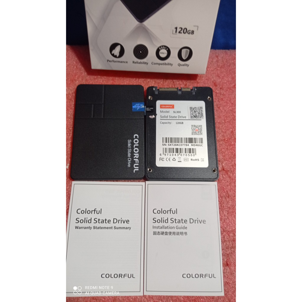 Ổ cứng SSD 120GB 128G Colorful SL300 chính hãng NWH Phân phối SSD 120G SSD 128GB