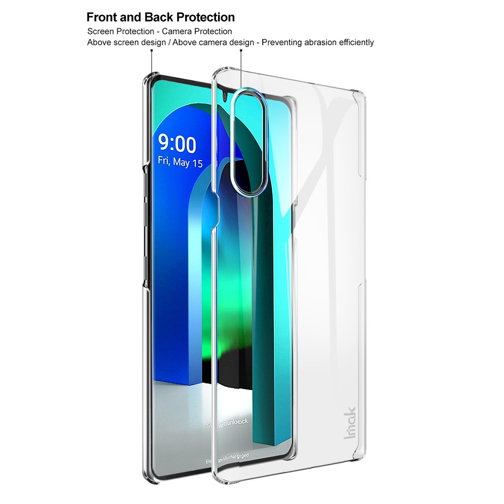 Ốp điện thoại nhựa cứng Imak trong suốt Lg Lm-G900Em Lm-G910Emw 4g / 5g LG Velvet 4G / 5G | BigBuy360 - bigbuy360.vn