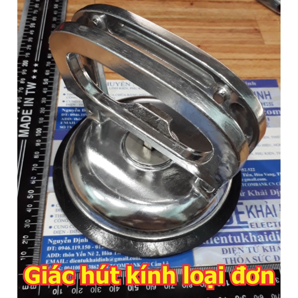 Giác hút kính, tay giữ kính cầm tay, loại đơn lực ngang 50kg, lực dọc 35kg kde6286