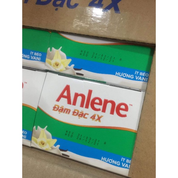 [DATE T12/21] Sữa Anlene đậm đặc 4x vị vani ít béo