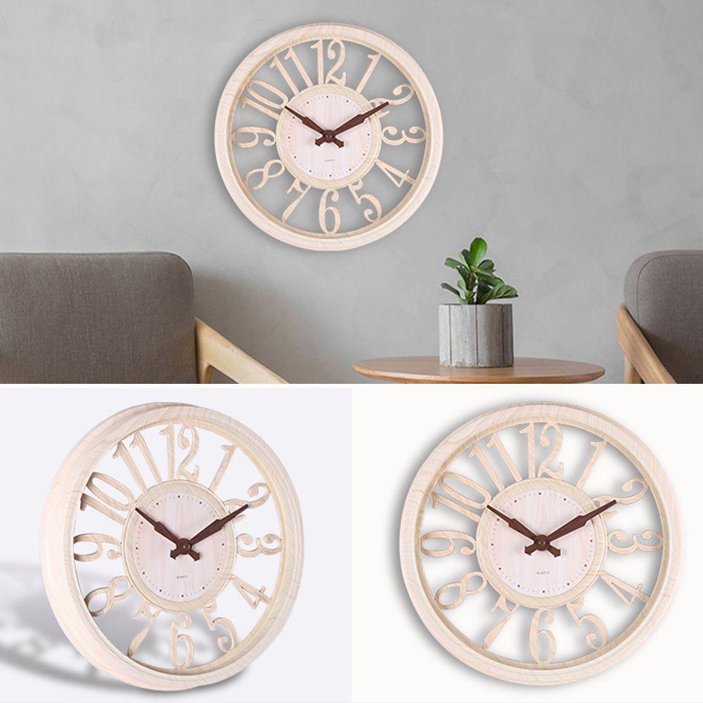 Đồng Hồ Treo Tường 12inch Thiết Kế 3D Phong Cách Tối Giản Hiện Đại