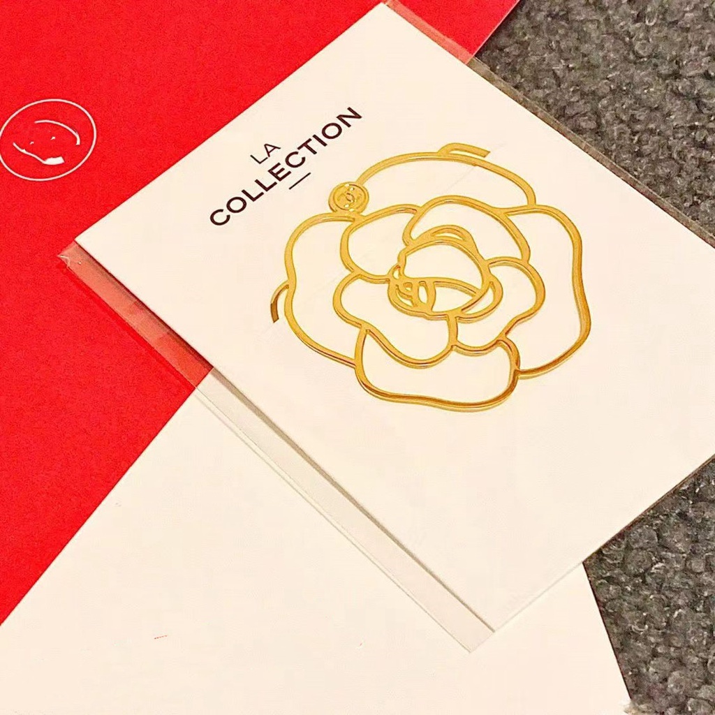 Thẻ Đánh Dấu Sách Hình Hoa Trà