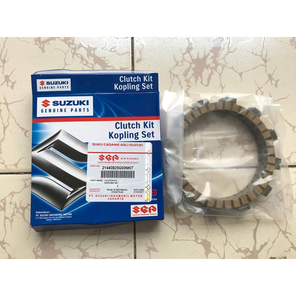 Bộ 5 lá Bố nồi ly hợp Satria Raider Fi chính hãng Suzuki Indo