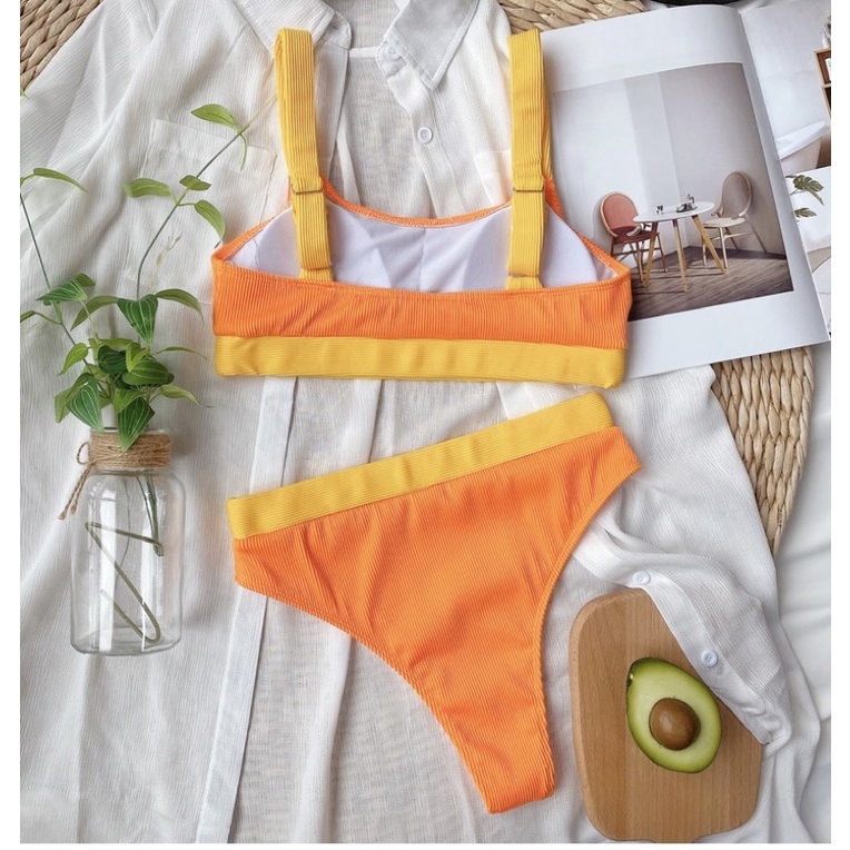 BIKINI SỢI GÂN MÀU NEON SIÊU HOT CÓ SẴN