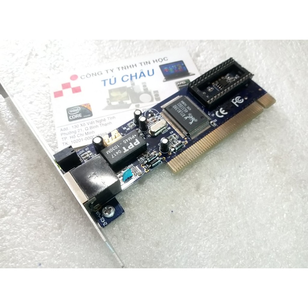 Card mạng Tenda 10/100Mb_Chuẩn PCI-8X_Tự nhận driver