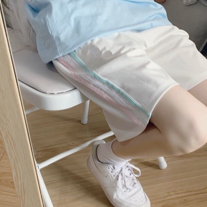 Quần Short Thể Thao 3 Sọc Lưng Thun Thời Trang Nữ