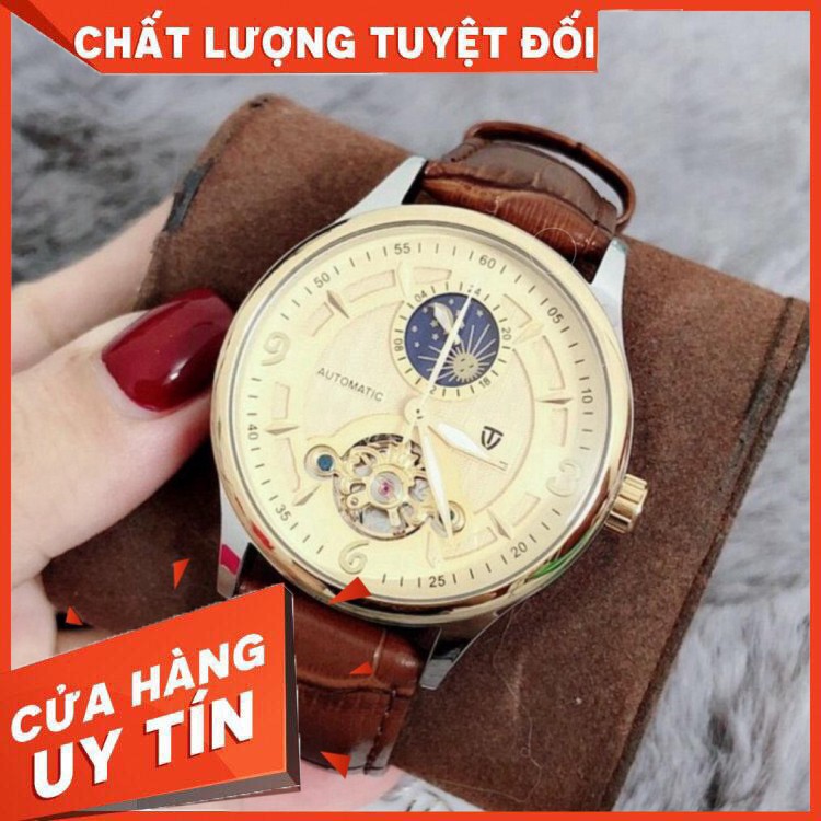 Đồng Hồ Nam TEVISE Cơ Tự Động CHÍNH HÃNG TEVISE-T7 Dây Da Cao Cấp, Chống nước, Chống xước, bảo hành 12 tháng
