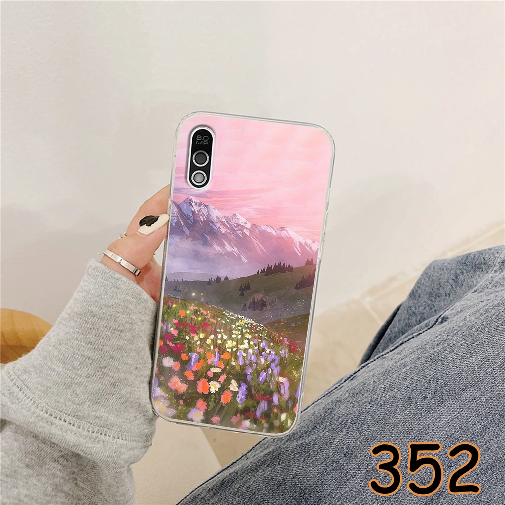 Ốp Lưng Vsmart Bee 3 - Vsmart Bee in hình Cánh đồng hoa - Chất liệu Silicon siêu bền