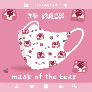 Khẩu trang 3D Mask in hình Hàn Quốc ngừời lớn x Mask of the bea