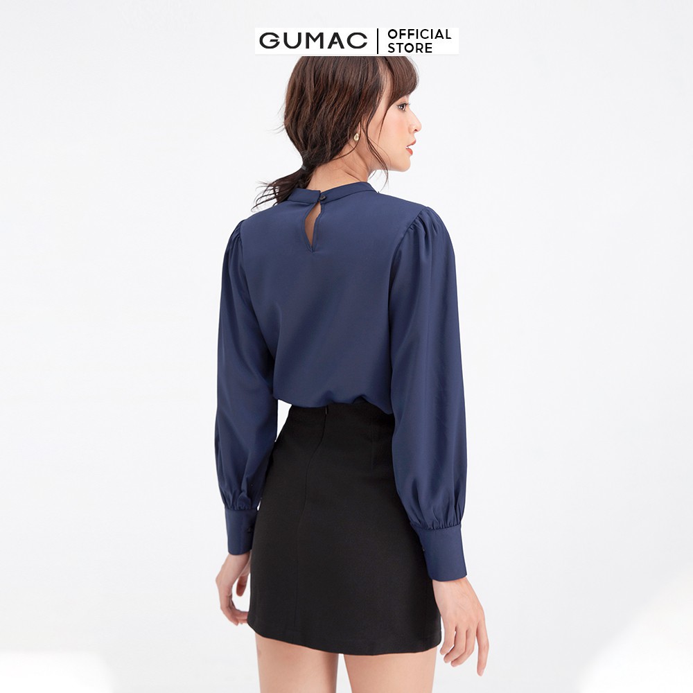 Váy chữ A phối khóa kéo GUMAC VB696 | BigBuy360 - bigbuy360.vn