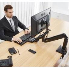 Giá Treo Màn Hình Máy Tính Kẹp Bàn Có Khay Bàn Phím - NB35 - [ Phù Hợp MH 19&quot; - 27 &quot;] - [ Hàng Chính Hãng - Model 2021 ]