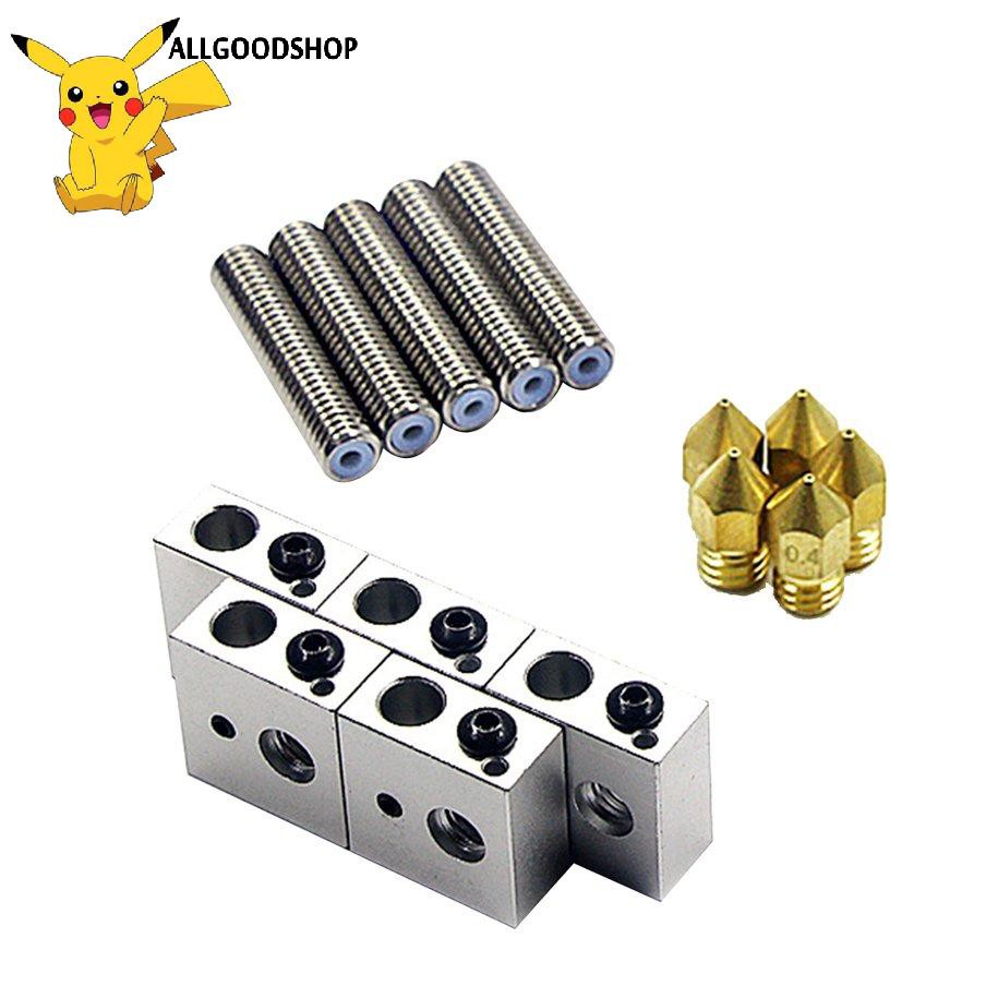 Set 15 Đầu Phun 1.75mm 0.4mm Cho Mk8 Anet A8 Máy In 3d