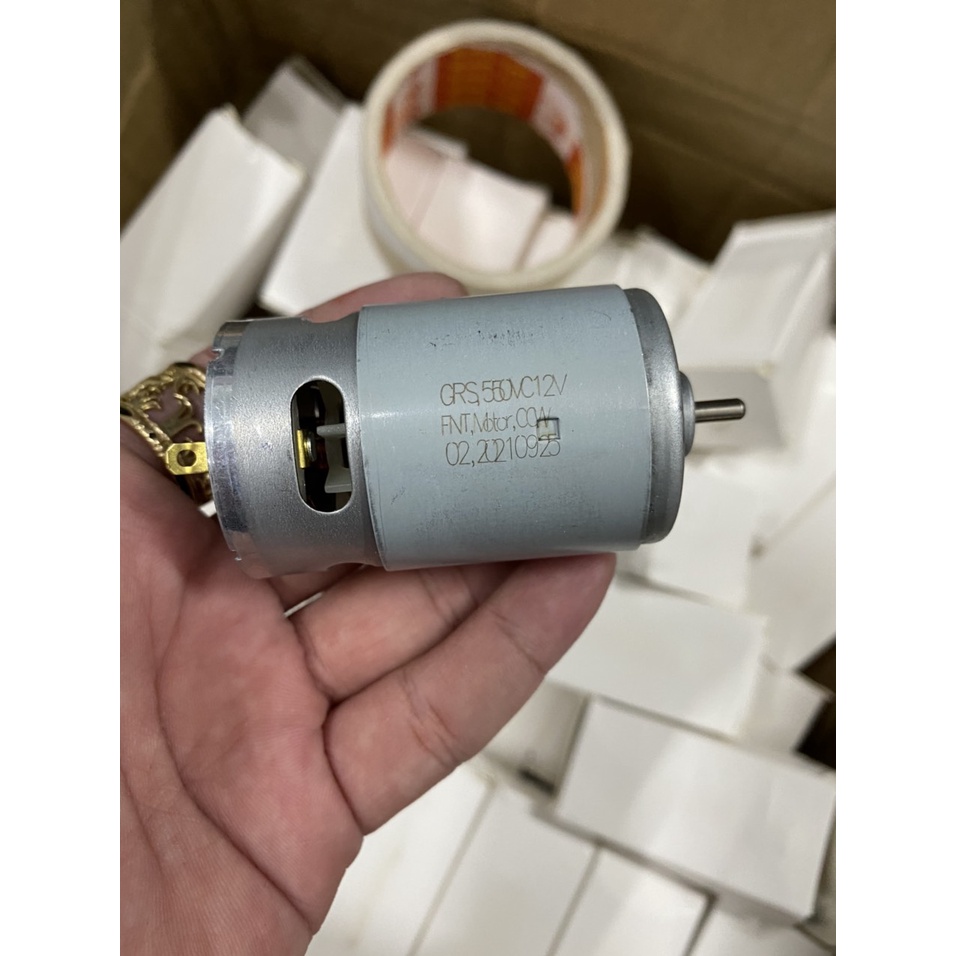 Motor RS550 12-21V công suất cao , dùng thay thế máy khoan pin.BN.