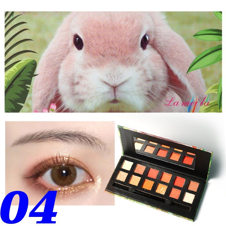 Phấn mắt bền màu, lâu trôi, màu chuẩn phù hợp mọi loại da kể cả da dầu Lameila 5044