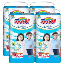 [Mẫu mới] Bỉm Goon Premium đại đủ size dán M60/L50/XL46 quần M56/L46/XL42/XXL36/XXXL26