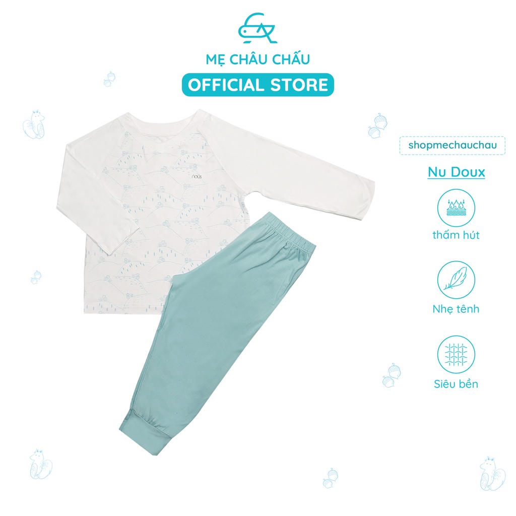 Bộ Quần Áo Dài Nous Kid Pyjamas Nous cho bé Trai - Gái ( Size từ 2-3Y đến 5-6Y)