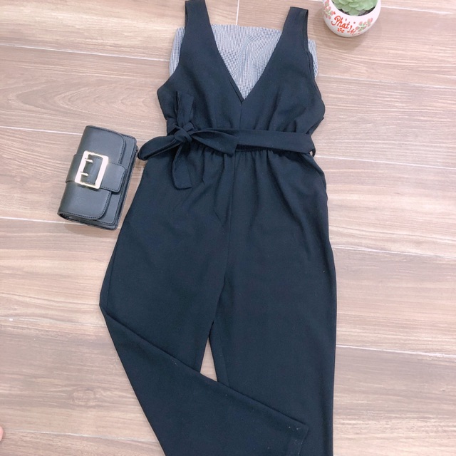 Jump xanh đen thắt nơ