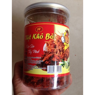 Khô bò xé sợi, thịt bò khô lọ 130g, 250g loại ngon