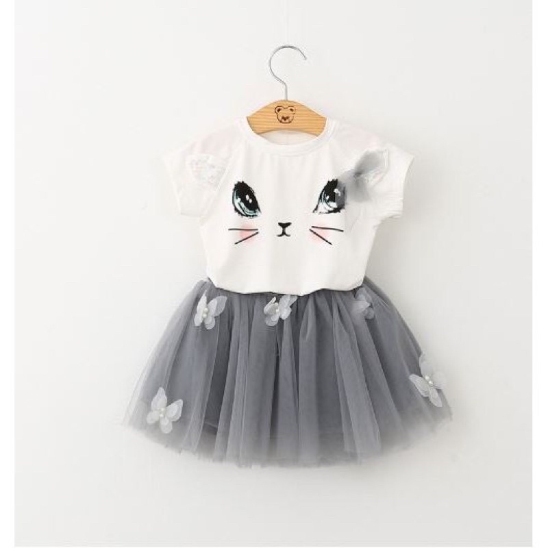 Đầm Voan Hàn Quốc Cho Bé